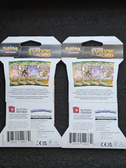 Pokemon TCG Sword And Shield Evolving Skies Sleeved Booster Pack x2 - Image 2