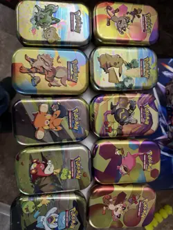 Pokemon mini Tin Lot - EMPTY!! - Image 1