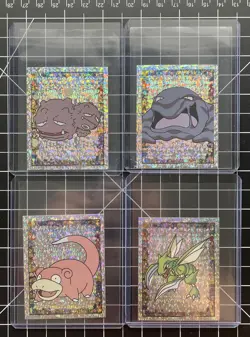 1999 Topps Merlin Pokemon Stickers Prism/ Holo LOT OF 4 Vintage - Image 1