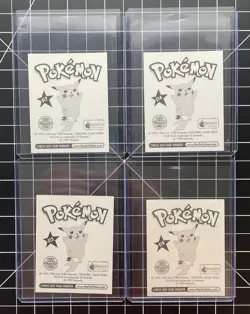 1999 Topps Merlin Pokemon Stickers Prism/ Holo LOT OF 4 Vintage - Image 2