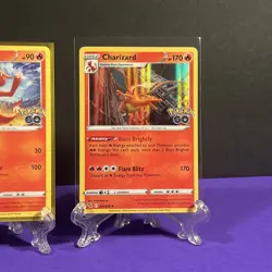 CHARMANDER CHARMELEON CHARIZARD HOLO SET LOT Pokemon Go Complete Evolution 🔥 - Image 3