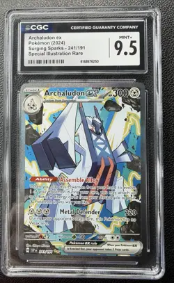 Pokemon Company CGC 9.5 Archaludon ex 241/191 Surging Sparks SIR Holo - Image 1