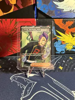 Pokemon TCG Team Rocket’s Petrel Full Art Trainer Destined Rivals 226/182 NM - Image 1