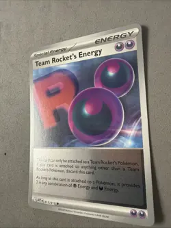 Pokemon TCG * Team Rocket's Energy 217/217 REVERSE HOLO * ME Ascended Heroes NM - Image 2