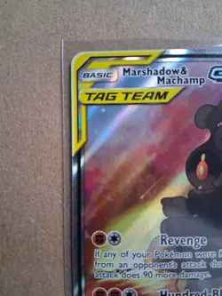 Marshadow & Machamp GX 199/214 Pokemon Unbroken Bonds Tag Team NM - Image 3
