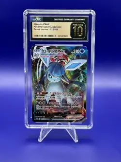 Glaceon VMAX 025/069 Eevee Heroes Japanese Pokemon TCG - CGC Pristine 10 - Image 1