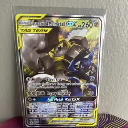 Lucario & Melmetal GX SM192 Sun & Moon Promos TAG TEAM GX Promo Holo ENG 260 HP - Image 1