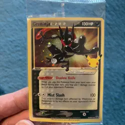 Sealed Gold Star Greninja SWSH144 Pokemon Celebrations ETB Black Star Promo - 1b - Image 1