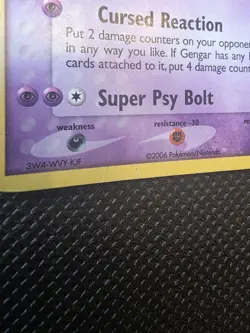 Gengar 5/92 Legend Maker Holo Ultra Rare Pokemon TCG Nintendo HP - Image 4