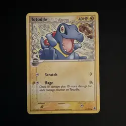 Pokemon TCG Totodile Delta Species 67/101 Dragon Frontiers Common Basic Regular… - Image 1