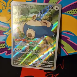 Pokemon 151 Snorlax 051 Scarlet & Violet Black Star Promo Full Art Holo - Image 2