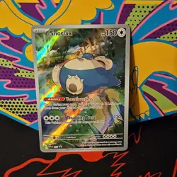 Pokemon 151 Snorlax 051 Scarlet & Violet Black Star Promo Full Art Holo - Image 5