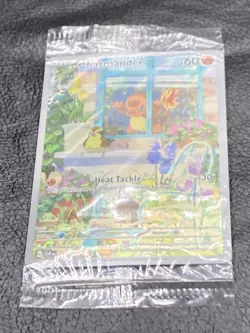 B6 Pokemon Sealed Promo Charmander 044 44 Obsidian Flames Holo S&V - Image 1