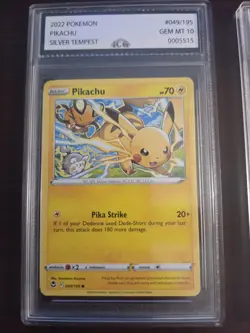 Pokemon TCG Pikachu #59 and #52 Graded 10 - Image 3