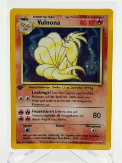1st Edition GERMAN Holo VULNONA Ninetales 12/102 1999 NP MINT!!! - Image 1