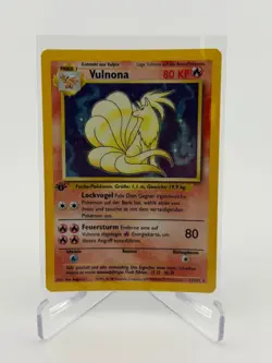 1st Edition GERMAN Holo VULNONA Ninetales 12/102 1999 NP MINT!!! - Image 2