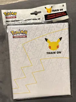 Pokemon: 25th Anniversary First Partner Collector Jumbo Binder w/ Pikachu jumbo - Image 1