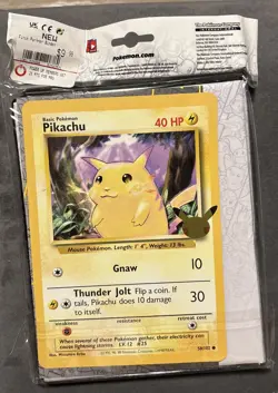 Pokemon: 25th Anniversary First Partner Collector Jumbo Binder w/ Pikachu jumbo - Image 2