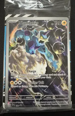 Pokemon Black Bolt Thundurus SV209 ETB Promo Sealed ENGLISH - Image 1