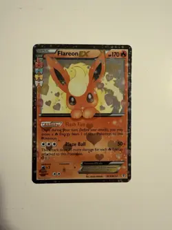 Pokemon TCG Flareon EX RC6/RC32 Generations Radiant Collection Holo 2016 - Image 1