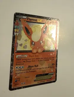 Pokemon TCG Flareon EX RC6/RC32 Generations Radiant Collection Holo 2016 - Image 2