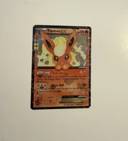 Pokemon TCG Flareon EX RC6/RC32 Generations Radiant Collection Holo 2016 - Image 3