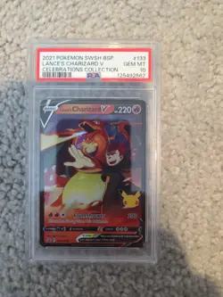 2021 Pokemon SWSH BSP Lances Charizard V Celebration Collection #133 PSA 10 - Image 1