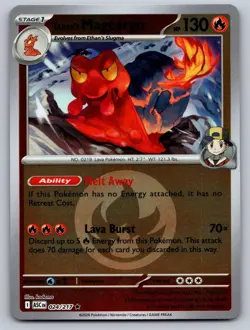 Magcargo (Energy Symbol Pattern) 024/217 Ascended Heroes Pokemon Reverse NM - Image 1