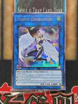 Yugioh Harpie Conductor LART-EN026 Ultra Rare Lost Art Promo SEALED - Image 1