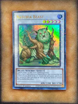 Yugioh Naturia Beast HAC1-EN120 Duel Terminal Ultra Rare 1st Ed NM - Image 1