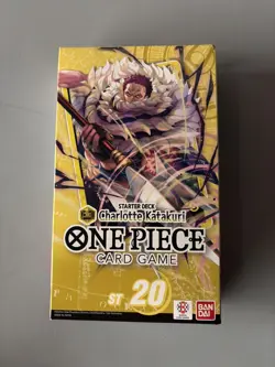 SEALED One Piece Starter Deck 20 YELLOW Charlotte Katakuri ST20 Deck - Image 1