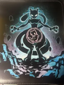 Pokemon Mewtwo & Mew 3-Ring 9-Pocket Hardcover Binder for Pokemon TCG - Image 1