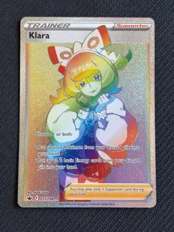 Klara 217/198 - Chilling Reign Pokemon Card - NM/Mint - Image 1