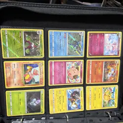 Pokemon Card Lot – over 280 Cards Top Loaded in Binder - Image 2