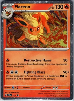 Flareon - (Cosmos Holo) SVP 167 SV: Scarlet & Violet Promo - Pokemon Card - NM - Image 1