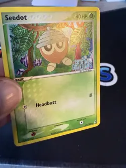 Pokemon Card - Seedot Crystal Guardians 60/100 Common Reverse Holo Stamped - Image 2
