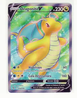~ESP~ SPANISH Dragonite V 076 Go Pokemon Card (G4) - Image 1
