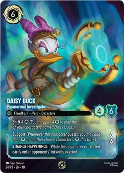 Daisy Duck - Paranormal Investigator (Store Championship) (24) [Promo Cards] Nea - Image 1