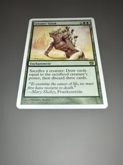 Greater Good 9th Edition NM | MTG Magic the Gathering Rare Enchantment Card - Image 3