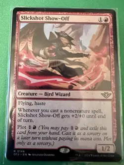 #146 Slickshot Show-Off - MTG OTJ - M/NM Unplayed FAST2SHIP!! - Image 1