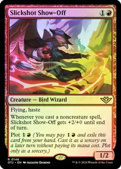 ** Foil Slickshot Show-Off - Outlaws of Thunder Junction (OTJ) ** [NM] MTG - Image 1