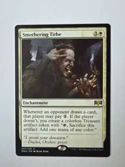 Wizards of the Coast Smothering Tithe 22/259 Rare White Enchantment ENG - Image 1