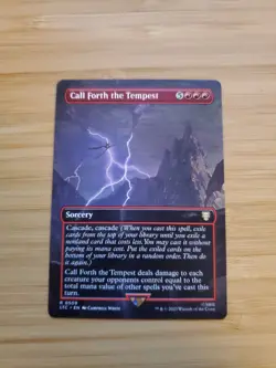 Call Forth the Tempest (Borderless) Commander: the Lord of the Rings - Image 1