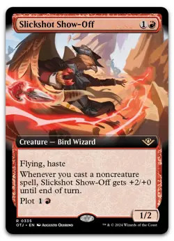 Slickshot Show-Off (Extended Art) #335 (NM) Thunder Junction OTJ Magic MTG - Image 1