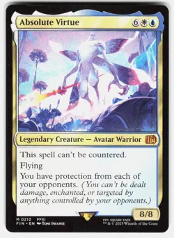 Absolute Virtue 212 Mythic FINAL FANTASY Magic: The Gathering Lightly Played - Image 2