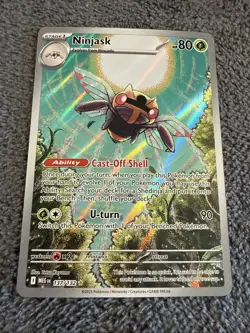 Ninjask 137/132 SV8.5 Temporal Forces Illustration Rare Holo Pokemon Card - Image 4