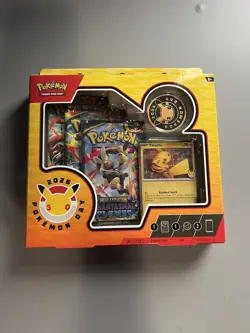 Pokemon TCG: Pokemon Day 2026 Collection 3 Packs Pikachu Promo & Coin - Image 3