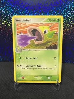 Pokemon Weepinbell FireRed & LeafGreen 51/112 Uncommon *Komiya Art - Image 1