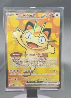Meowth ex 107/088 ME03: Perfect Order - Pokemon Card - NM - Image 1