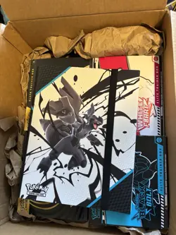 Pokemon ETBs (Opened No Packs) + Mimikyu Tin (no packs) And Black Flare Binder - Image 2